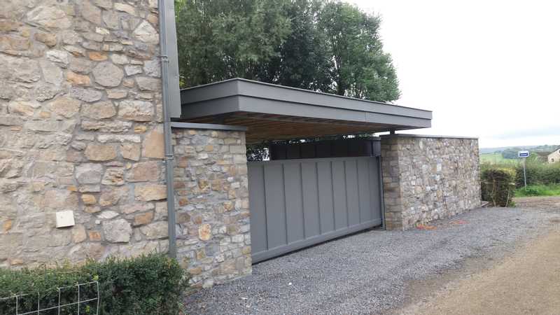 Carport avec abri jardin