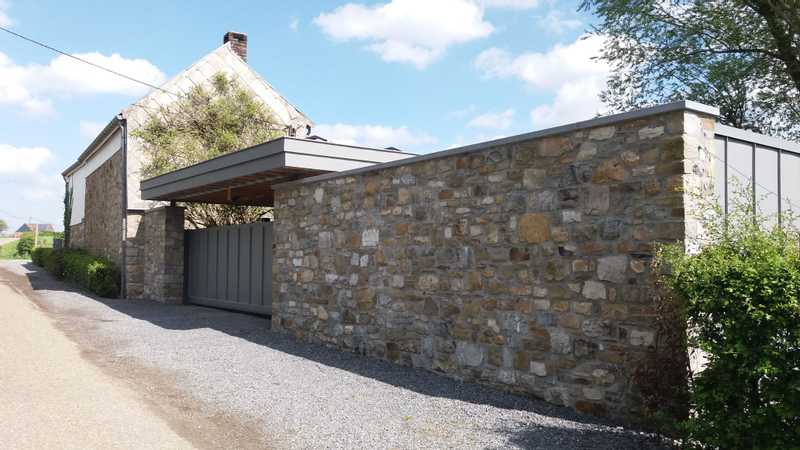 Carport avec abri jardin